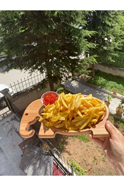 MSAY ahşap sunum tabağı fil