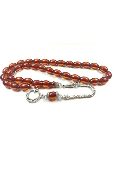 İskeçe Tesbih Cintră dublă șlefuită cu ciucuri placată cu argint, certificat ...