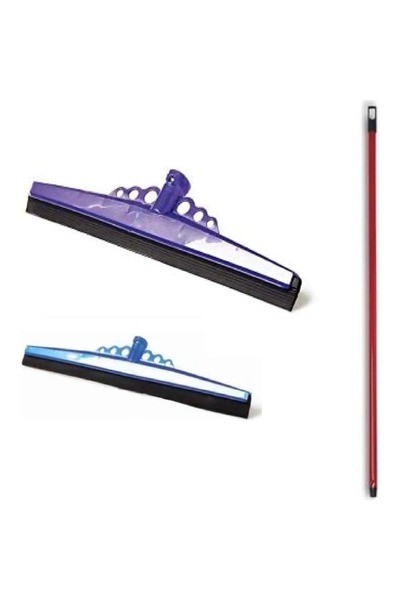 MG HOME مطرقة 40 سم و55 سم - طقم تنظيف 3 قطع، عصا ومطرقة فرشاة ييرسيل