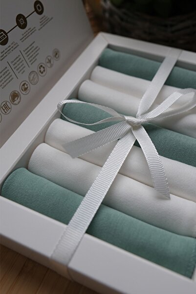 Childiva Bebese 7'li %100 Pamuklu Bebek Ağız Silme Mendili