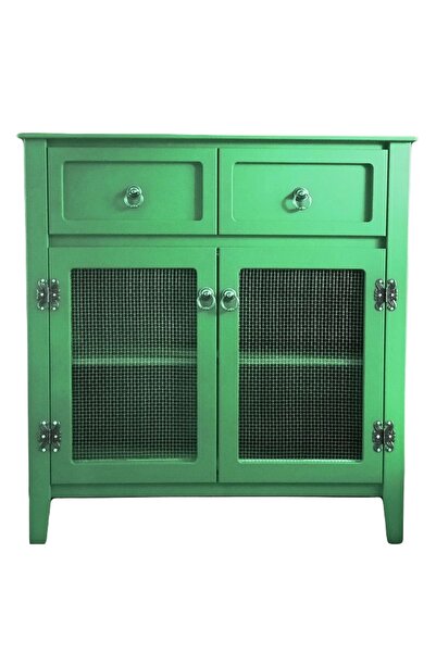 VİLLAÇAM AHŞAP Telli Dolap Yeşil Tel Dolap