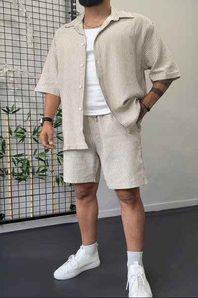 KHAYN ALT ÜST ŞORT GÖMLEK TAKIMI K4001Ş