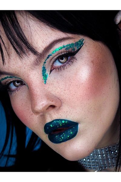 The Glitter Lab Shiny Gel Form Glitter - Emerald Green