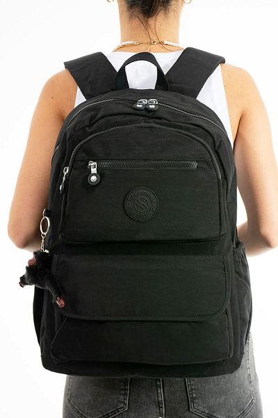Lifonbag Πολύχρωμο σχολικό σακίδιο ταξιδιού Unisex μεγάλου μεγέθους με θήκη φορητού υπολογιστή - αδιάβροχο ύφασμα