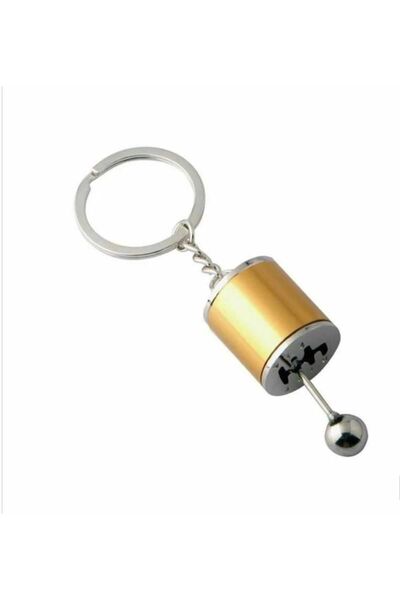 Dalian Home Movable Car Manual Gear Shift Keychain Six Speed Gear Shifter Knob Metal Keychain