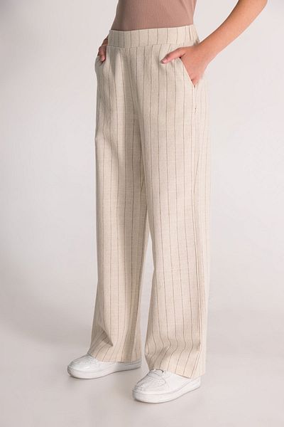DMB BOYS & GIRLS Çaren Kids-Girls Linen Wide Leg Trousers