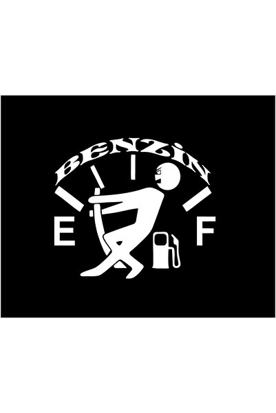 SEÇ Depo Kapağı Benzin Sticker Çok Amaçlı Etiket