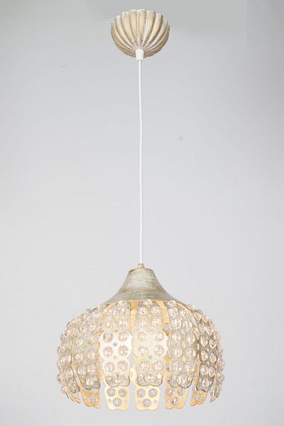 VENON Rita Single Lighting - Kt Cream Transparent Chandelier