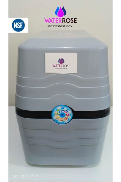 water rose su arıtma 5 Aşamalı Kapalı Kasa 8lt Su Arıtma Cihazı Basınç Düşürü...