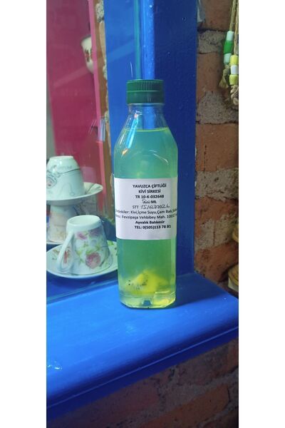 Yavuz El Yapımı Doğal Fermente Filtre Edilmemiş Kivi Sirkesi 500 ml
