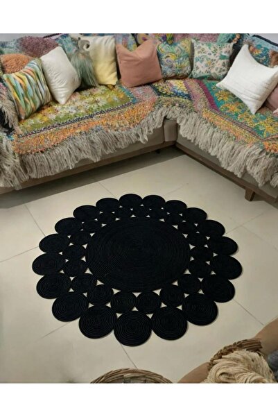 Genel Markalar hasır jüt halı el örgüsü halı kilim yıkanabilir çift taraflı y...