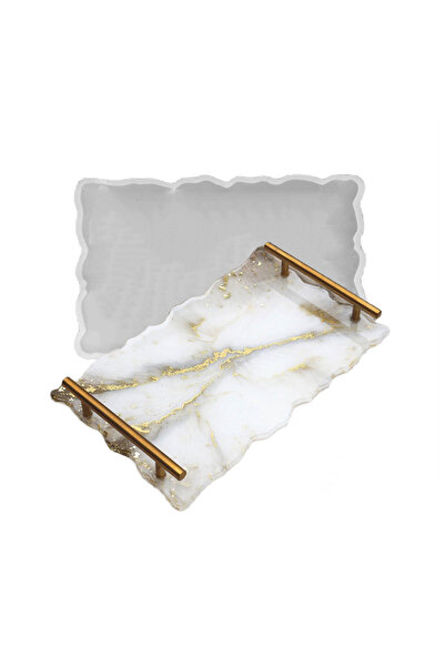 TT Tahtakale Toptancıları Epoksi Silikon Dalgalı Tepsi  Kalıbı YERLİ ÜRETİM D...