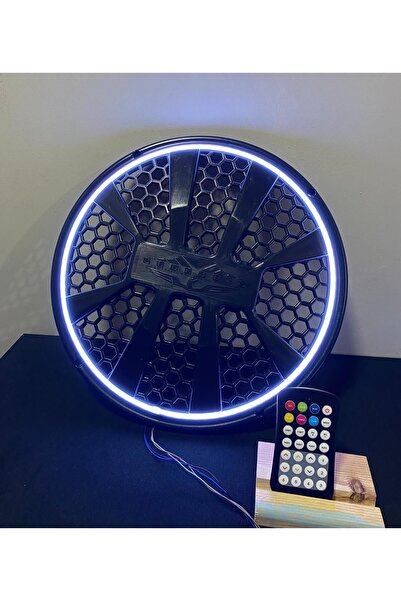TREND 30 CM RGB Neon Işıklı Kumandalı Bas Ve Midrange Kapağı Işıklı Subwoofer Kapağı 30 CM