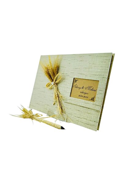 eyya Kraft Kağıtlı El Yapımı Düğün Anı Defteri