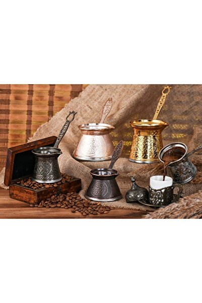 Aytek Sema Desenli Döküm Cezve 4 Kişilik- Mıknatıslı Ocaklara Uyumlu