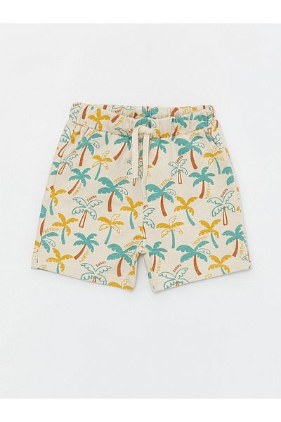 LC Waikiki LCW Baby - Printed Elastic Waist Shorts for Baby Boy