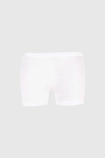 Ceylanoğlu Pantaloni scurți din Lycra alb pentru damă, pachet de 2