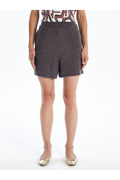 LC Waikiki LCWAIKIKI Gerade Shorts für Damen – Basismodell, elastische Taille