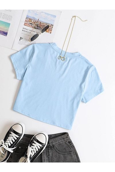 DAXİS Sportwear Company Πολύχρωμο Oversize Crop Tshirt