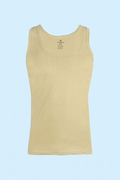 Ceylanoğlu Men's Light Green Military Suspender Single Jersey Undershirt, 3-pack