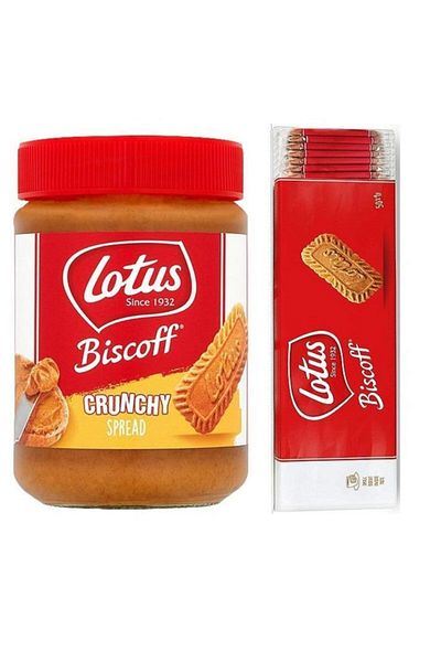 Lotus Biscoff Crunchy 380 Gr - Squeezable Caramelized Biscuit