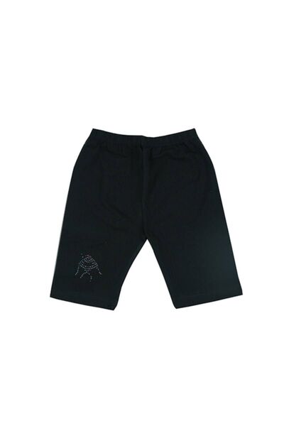 Ceylanoğlu Κοντό κολάν για κορίτσια με εμπριμέ μαύρη πέτρα 3 τεμαχίων