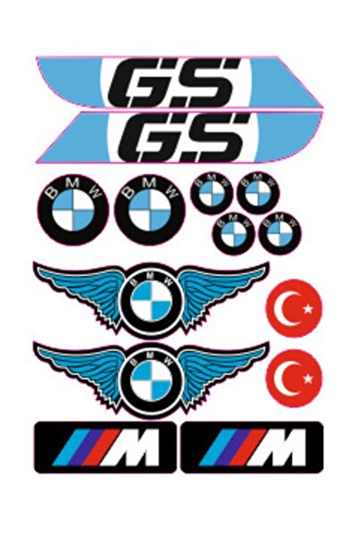 Arzu / Monero Bmw A4 Sticker Set Etiket