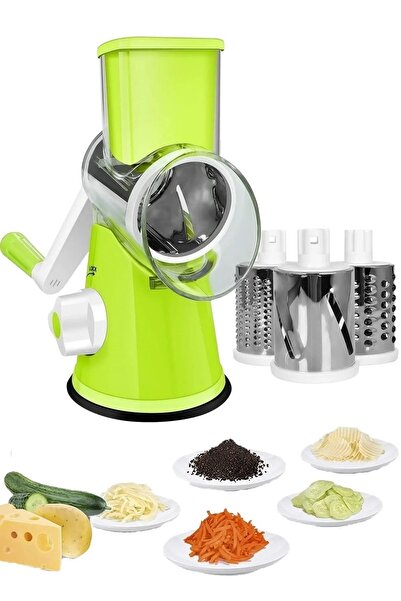 Genel Markalar Çevirmeli Rende Kollu Değirmen Fındık Öğütücü Peynir Patates Rendesi Sebze Doğrayıcı