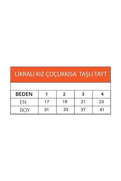 Ceylanoğlu Colanți scurti cu imprimeu cu piatră albă pentru fete, 3 piese
