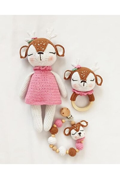 Damla Amigurumi Mia Geyik Set