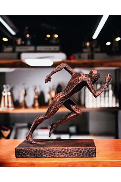 Home Bakır Renk Koşucu (Atlet) Heykeli