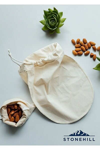 stonehill كيس حليب نباتي عضوي، كيس تصفية الزبادي، قماش حليب قطن 100% قابل للغسل