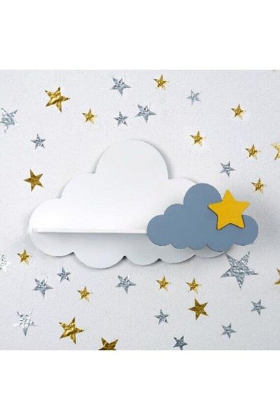 EMTA White Cloud Shelf Children's Room Accessory 45*25*10 cm