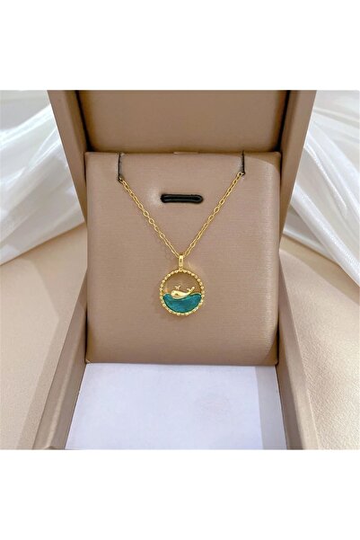 zeynep Z&D Accessory 316L Çelik Kararmaz Balina Kolye