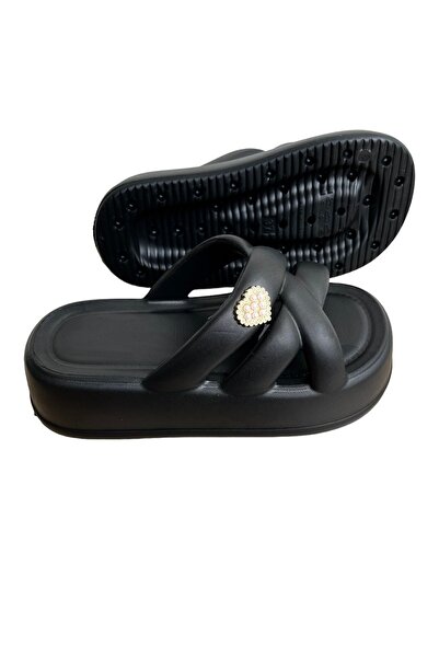 Sonimix YÜKSEK TABANLI ORTOPEDİK KADIN TERLİK HAVUZ PLAJ DENİZ TERLİĞİ