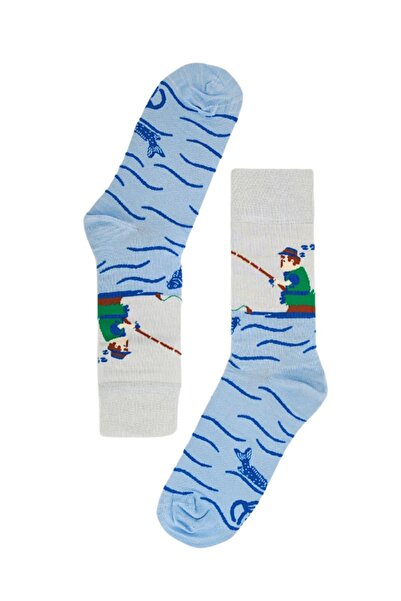 Shuttle Park Унисекс вносна специална серия - Цветни рибарски чорапи до глезена