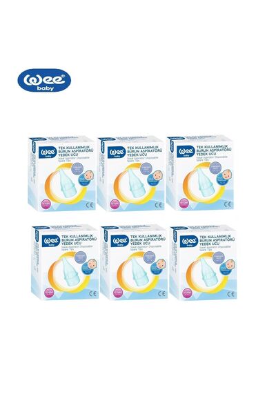 Wee Baby 163 Burun Aspiratörü Yedek Ucu 10'lu X 6 Adet