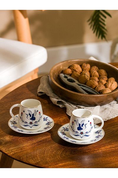 LC Waikiki LCW HOME 2-Person Porcelain Coffee Cup Set 90 ml