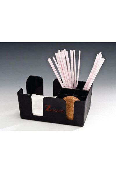 Zicco Bar Straw Holder, Napkin Holder