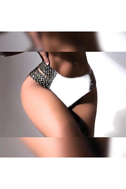 sayina Nakış Lastik Detaylı bikini altı