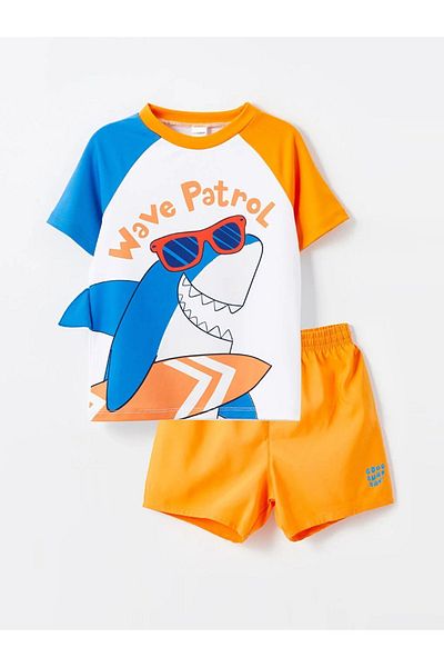 LC Waikiki LCW Baby Baby Boy Crew Neck Swimming Suit