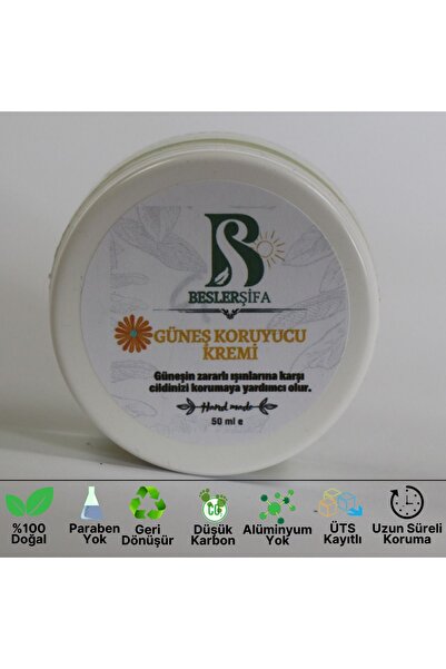 Besler Şifa Doğal Güneş Kremi- Canlandırıcı ve Onarıcı (50 ml)