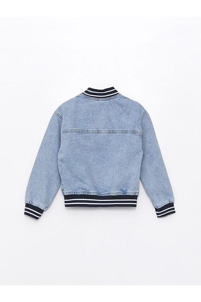 LC Waikiki Κοριτσίστικο Jean Jacket - Κολεγιακός γιακάς
