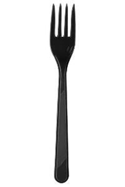 Acar Süs Fork Luxury Black 25 Pieces 1 Pack