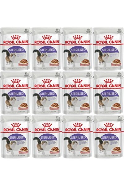 Royal Canin Gravy Sterilised Kisirlastirilmis Yas Kedi Mamasi 85 Gr 12 Adet