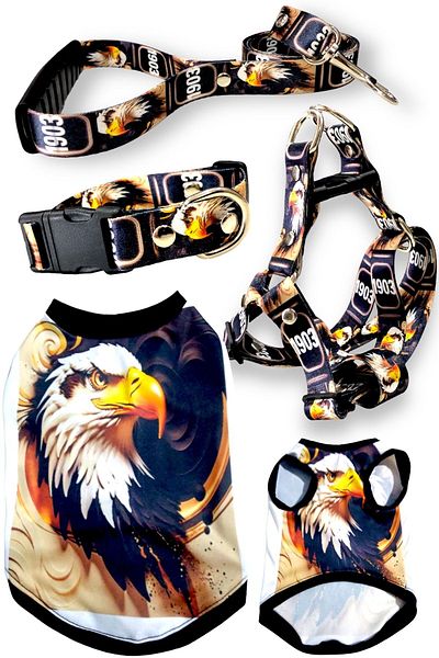 z zizuph Clothed Dog Collar Set