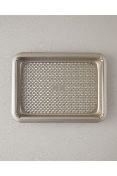 English Home Tavă pentru patiserie de culoare șampanie - Formă pentru tort din oțel carbon, 37x27 cm
