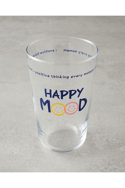 English Home Happy Mood Glass - 400 ml Dark Blue 3-Piece Glass Set