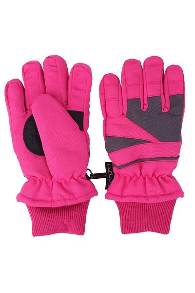 İşnar Girl's Snow Gloves 4-7 Years Pink Color Types Model 39731-42781