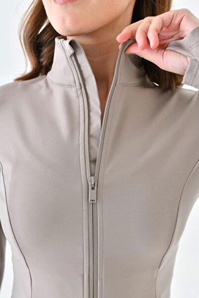 EndFlower Kadın Sporcu Hırkası Slim Fit Comfort Light Warm